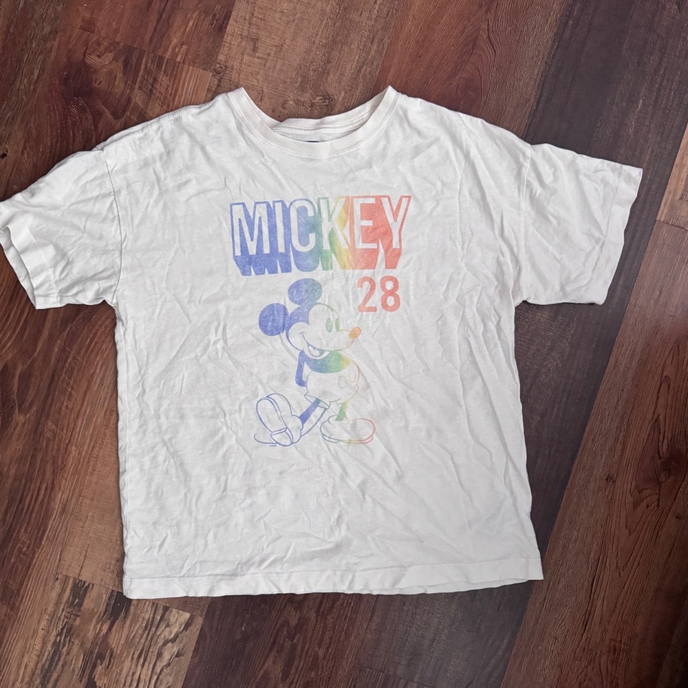 Old Navy Disney Cream Tee